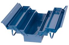 Strend Pro 239156 Pouzdro na nářadí TB101B, 430x200x210 mm, 5 dílů, kovová krabice