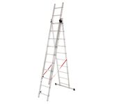 Strend Pro 251021A Žebřík DP 3x10, Alu, EN 131 max. 5,72 m