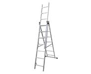 Strend Pro 251067 Žebřík DW 3x7, Alu, EN 131 max. 4,23 m