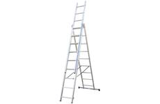 Strend Pro 251073 Žebřík DW 3x6, Alu, EN 131 max. 3,69 m