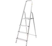 Strend Pro 251379 Schůdky AL-D4, 4 schůdky, nosnost 125 kg, Alu