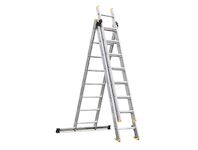 Strend Pro 251409 Žebřík DP 3x8, Alu, EN 131 max. 4,97 m