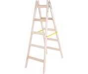 Strend Pro 251417 Žebřík, štafle, 5 příček, dřevěné příčky, 1,63 m, max. 150 kg