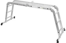 Strend Pro 251426 Žebřík s plošinou ML103 4x3, kloubvý, Alu, max. 150 kg