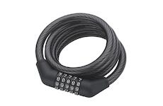 Strend Pro 252260 Zámek ZOLI 84620, 10 mm x 120 cm, pro jízdní kola, 5 číselných kódů, spirála