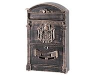 Strend Pro 252261 Poštovní schránka GLA-Alu, hliník, 255x90x410 mm, antický bronz