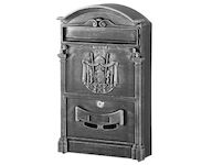 Strend Pro 252267 Poštovní schránka GLA-Alu, hliník, 255x90x410 mm, starostříbrná