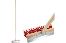 Strend Pro 2530360 Koště Geco U300.3, 300mm, silničářská s násadou, s kovovou škrabkou