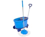 Strend Pro 2531007 Úklidová sada , průmyslová, rotační mop s vědrem na kolečkách, 35 litrů.