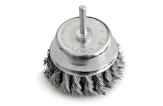 Strend Pro 253129 kartáč TCB-510 75 mm, opletený, se stopkou, drát 0,35 mm