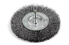 Strend Pro 253136 Kartáč CWB-508 50 mm, kulatý, vlnitý, se stopkou, drát 0,3 mm