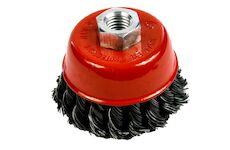 Strend Pro 253400 kartáč TCB-500 125 mm, hrncový kartáč, opletený, M14x2, drát 0,35 mm
