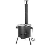Strend Pro 254548 Souprava kotlová Partyset, zabíjačková, komplet, gulášová, 13 lit. kotlík, s naběračkou, pokličkou