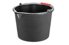 Strend Pro 254672 Kbelík ReCycled 12 litrů, konstrukce, plast, plastová rukojeť, s výlevkou, černý