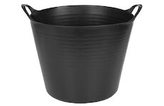 Strend Pro 254683 Kbelík Flexi, černý, konstrukce, s ušima, 39x35,5 cm, 27 litrů