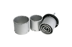 Strend Pro 420076 Sada fréz s unášečem HT01-4001, 33-53-67-73-83 mm, diamantové korunky