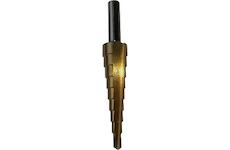 Strend Pro 4200860 Vrták stupňovitý SD41, 4-12 mm, TiN, HSS rovný, do kovu