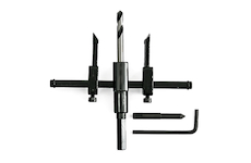 Strend Pro 420934 Vykružovač děr HT03-k-02, do dřeva a sádrokartonu, 30-120 mm, nastavitelný