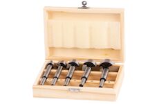 Strend Pro 420981 Sada vrtáků FS056, vrtáky Forstner, 5 kusů, 15-35 mm