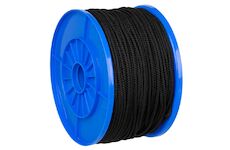 Strend Pro 432156 Lano MDB200, 4 mm, černé, PP, č. 76 kg, L-200 m