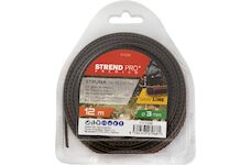 Strend Pro Garden 1111038 Silon na sečení SawLine 3,0 mm, L-12 m, zoubkovaný