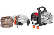 Strend Pro Garden 119540 Čerpadlo Garden, MJP1000, INOX, 1000W, 57 l/min, zahradní čerpadlo, kompletní sada