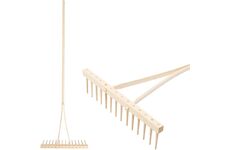Strend Pro Garden 211005 Dřevěné hrábě 14 zubů, na seno, na listí, dřevěná násada