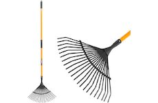 Strend Pro Garden 2110221 Hrábě na listí LR002AF, 22 zubé, vějířové, sklolaminátová násada 1500 mm