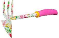 Strend Pro Garden 2110416 Motyčka , zahradnická, špičatá, trojzubá, potisk květin, růžová, Ladies line