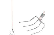 Strend Pro Garden 211414 F120KX.WH - Čtyřhroté kopací vidle s násadou kopáč