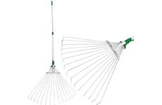 Strend Pro Garden 211436 R116-65 hrábě na listí, 15 lopatek, ventilátor, 680 g, teleskopické, kovová násada