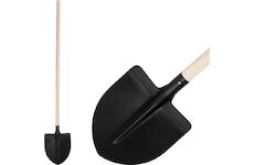 Strend Pro Garden 211702 Lopata S510SL.WH, špičatá, černá, dřevěná násada