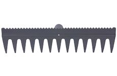 Strend Pro Garden 211825 Nivelační hrábě R140, 13 zubů, plastové, s nivelační hranou, bez rukojeti
