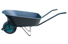 Strend Pro Garden 216850D kolečko Greenlawn Nero 140 lit., plast, zahradní, černý, (demont)