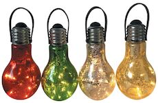 Strend Pro Garden 2171097 Žárovka Stella, 9x18 cm, 5 LED, 1xAA, bez baterie, balení. 24 ks