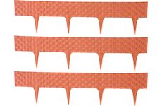 Strend Pro Garden 2171288 Palisáda z ratanuPalisáda L-2,40 m, terakota, bal. 3 ks, 820x95/200 mm, UV