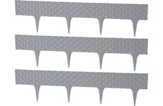 Strend Pro Garden 2171289 Palisade RattanPalisade L-2,40 m, grafit, bal. 3 ks, 820x95/200 mm, UV
