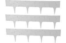 Strend Pro Garden 2171290 Palisade StonePalisade L-2,37 m, grafit, bal. 3 ks, 790x95/200 mm, UV