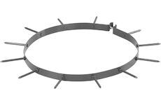 Strend Pro Garden 2172828 Kolíky na válec Garden GS001, kovová obruč, provzdušňovací