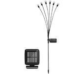 Strend Pro Garden 2172859 Lampa Garden Firefly, solární, 6x LED, nerez, 72 cm