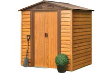 Strend Pro Garden 2172910 Domeček , zahradní, plech, hnědý, 193x152x203 cm