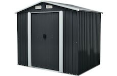 Strend Pro Garden 2172912 Domeček , zahradní, plech, antracit, 236x174x206 cm