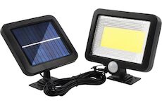 Strend Pro Garden 2172950 Svítilna , solární, LED, 180 lm, senzor pohybu, 15x12,7x2,5 cm