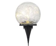 Strend Pro Garden 2172954 Lampa Garden Crackles, solární, LED, 10x19 cm