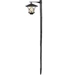 Strend Pro Garden 2172955 Lampa Garden Zia, solární, 2xLED, 17x17x153 cm