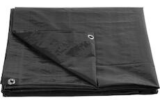 Strend Pro Garden 2173037 Plachta Tarpaulin Strong 3x3 m, 200 g/m, zakrývacia, antracit, s okami