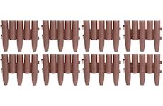 Strend Pro Garden 2211199 Palisáda GE037, 27x24 cm, PP, hnědá, flexi, L-2,16 m, balení. 8 ks