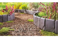 Strend Pro Garden 2211635 Zahradní obruby, imitace kamene, balení. 10 ks