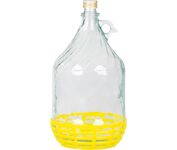 Strend Pro Garden 221418 Stella demižon, 5 litrů, sklenice na víno a lihoviny s uzávěrem