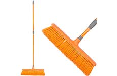 Strend Pro Garden 253828 Smeták , 400 mm, zahnuté štetiny, s teleskop. Násadou